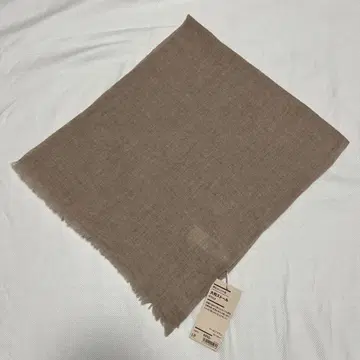 택 포함 미사용 새상품 무인양품 대형 스톨 페일 브라운 180x80cm