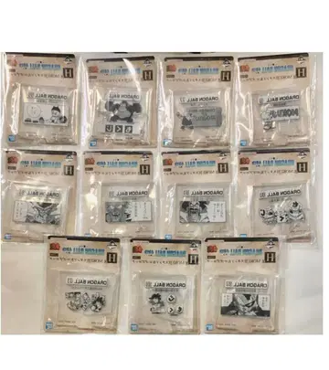 제일복권 드래곤볼 40th 그 두 번째 H상 스탠드&로고 블록 11종