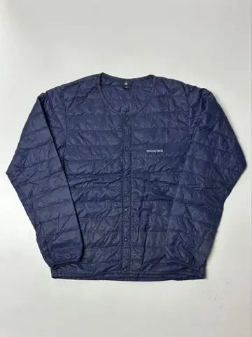 mont-bell 네이비 블루 다운 자켓 버튼 M 사이즈
