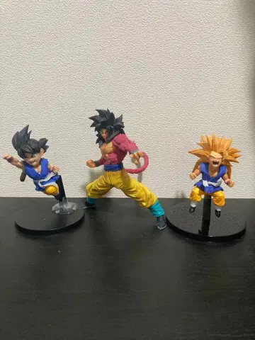 드래곤볼 GT 손오공 피규어 3개 세트 묶음 판매