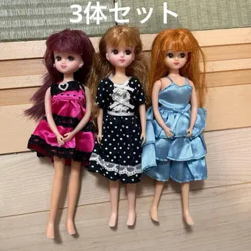 타카라토미 리카짱 인형 3체 묶음 판매