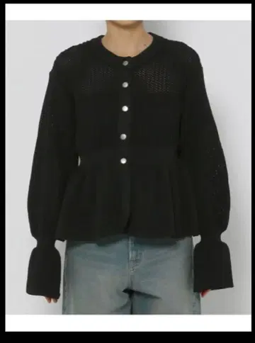 [컨디션 최상] 로리즈팜 페플럼 니트 가디건