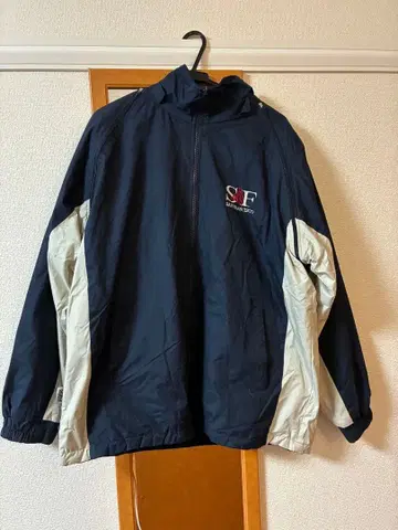 풀 집업 웜업 나일론 자켓