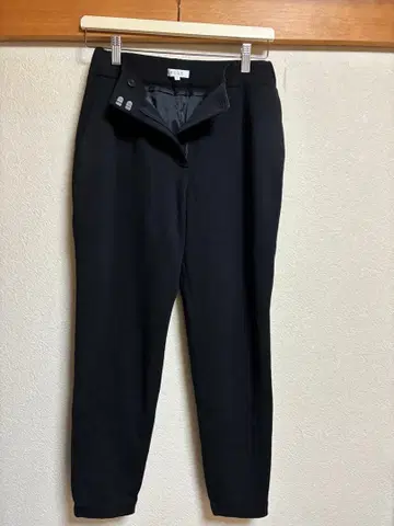 플라스테 울 블렌드 저지 조거 팬츠 S 블랙