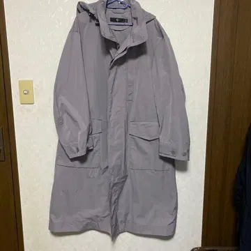 +J 유니클로 콜라보 후드 부착 그레이 자켓 아우터 롱