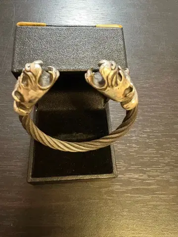 가보르 타입 불독 와이어 뱅글 Silver925