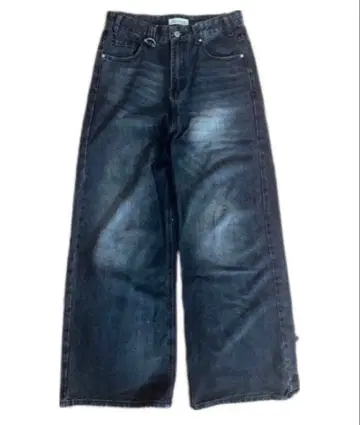 MENES, 메네스, 다크 그레이 배기 데님