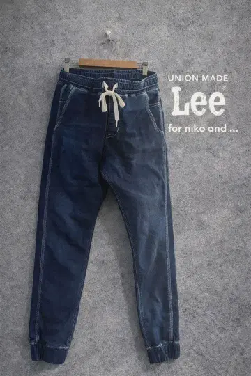 Lee for niko and - 데님 조거 팬츠 UNION MADE