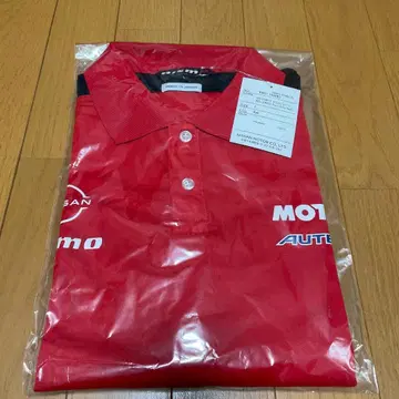 Nissan #23 COMFIT 피케 셔츠 L 사이즈 레드 NISMO