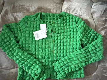 그린 긴팔 가디건 F 사이즈 WCJ