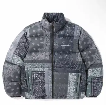 thisisneverthat 다운 자켓 페이즐리 무늬 레어 컬러 인기