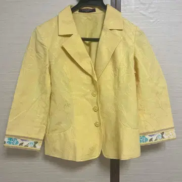 LEONARD 꽃무늬 자수 테일러드 자켓