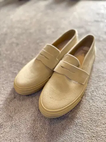 [미사용 새상품] STANCLAN 베이지 슬립온 스니커즈 28cm