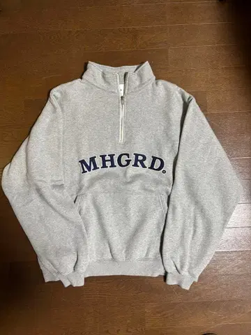 mahagrid 하프 지퍼 스웨트 셔츠