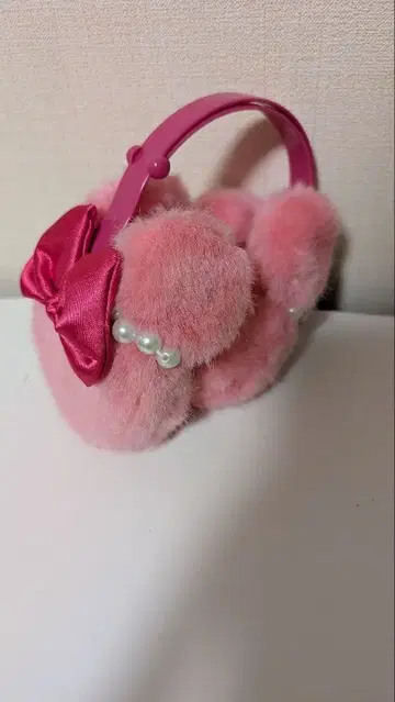 도쿄 디즈니 리조트 미니 리본 펄 핑크 귀도리