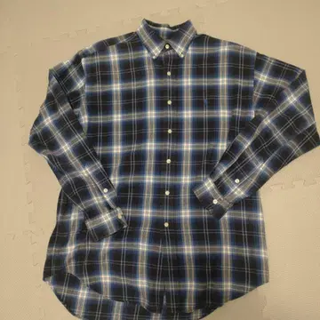 랄프 로렌 셔츠 새상품급 파랑 x 화이트 새상품급