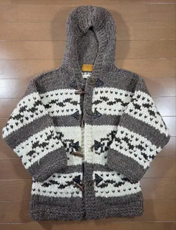 카우치 더플 코트형 울 100 캐나다제