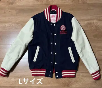 FRANKLIN MARSHALL 바시티 자켓 네이비/화이트