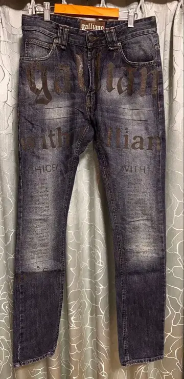 galliano 다크 블루 스키니 데님 29/34
