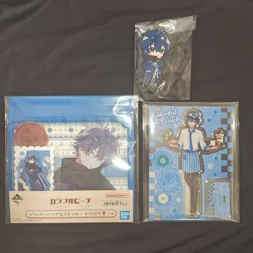 컬러풀 피치/나오키리/다이너/아크릴 스탠드/제일복권/러버 스트랩/지퍼 백