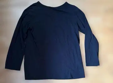 Shinzone 신존 하이 트위스트 코튼 롱 T 블랙