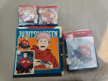 주술회전 이타도리 유우지 세가 복권 아크릴 스탠드 캔뱃지 스티커 세트