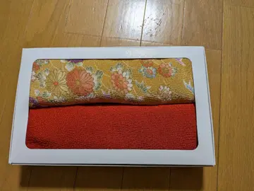 보자기 빨간색 무지 옐로우 컬러 꽃무늬 실크 100% 산비