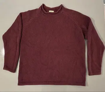 L.L.Bean 롤넥 니트 코튼 빈티지