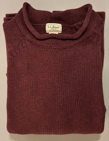 L.L.Bean 롤넥 니트 코튼 빈티지