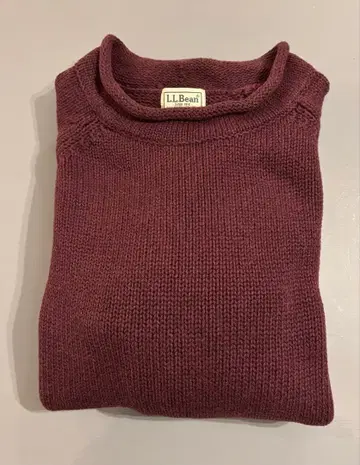 L.L.Bean 롤넥 니트 코튼 빈티지