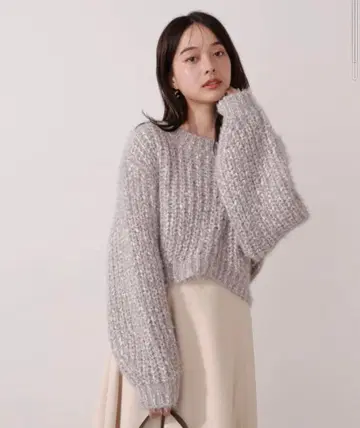 이번 시즌 새상품 PBD 로우 게이지 큼직한 니트