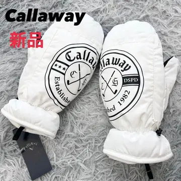 새상품 캘러웨이 미튼 장갑 카이로 포켓 화이트 프리 사이즈