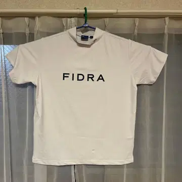 FIDRA 화이트 모크넥 셔츠 XL