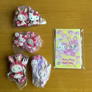 메조피아노 키티 가챠 헬로키티 캡슐 러버 마스코트 거울