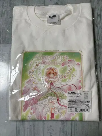 [ 새상품 ] 카드캡터 사쿠라 롱 슬리브 T셔츠 CLAMP전