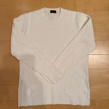 JOSEPH HOMME 화이트 니트 스웨터