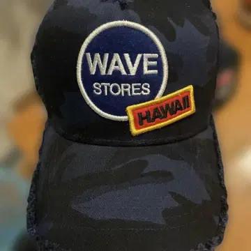 WAVE STORES 카모플라쥬 캡 HAWAII 자수