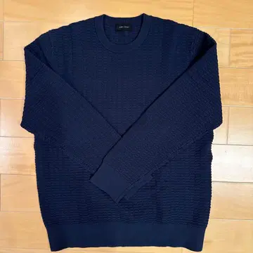 JOSEPH HOMME 네이비 크루넥 스웨터