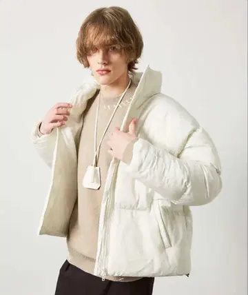 [ AH ABAHOUSE ] 볼륨 패디드 블루종