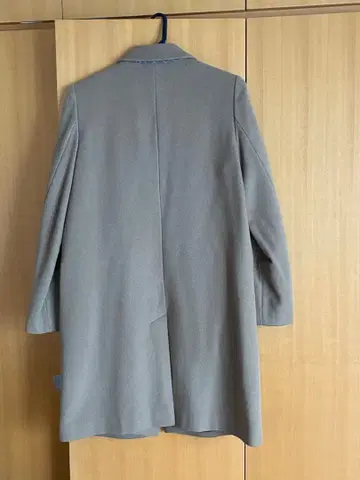 울 혼방 체스터 코트 베이지