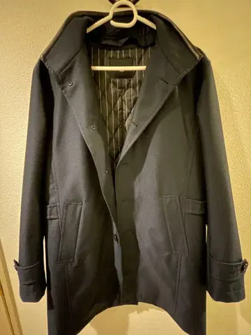 멘즈비기 네이비 코트