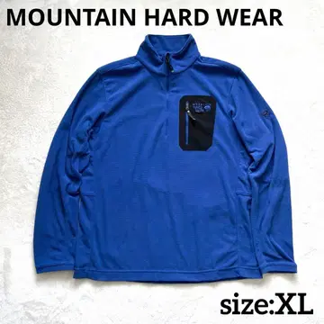 MOUNTAIN HARD WEAR 하프 지퍼 플리스 자켓 XL 파랑