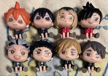 하이큐 큐룽하게 쳐다보는 포즈 미니 피규어 8개 세트