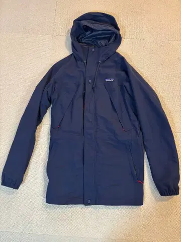 patagonia 후드 부착 아우터 코트 남성용 XS 네이비 새상품급