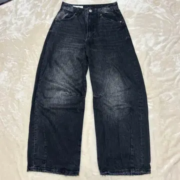 ZARA 배기 데님 블랙