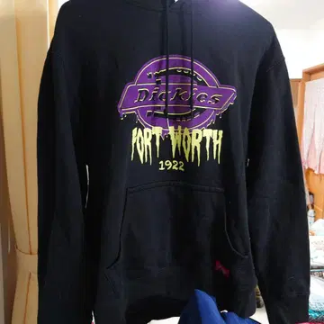 Dickies 블랙 후드티 S 포트워스1922