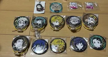 미개봉 새상품 귀멸의 칼날 캔뱃지 키링 세트