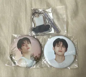 TXT 캡슐 토이 영준 캔뱃지 아크릴 키링 세트