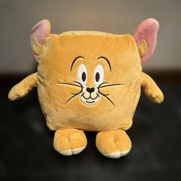 제리 봉제 인형 사각형 오렌지