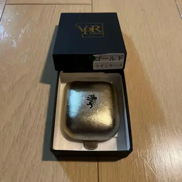 YPR 골드 코인 케이스 천연 가죽제